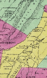 1865 Beers Map of Oxford - segment